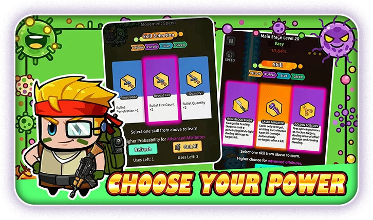CHOOSE YOUR POWER